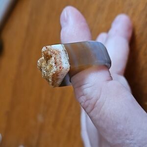 Unique Raw Stone Ring